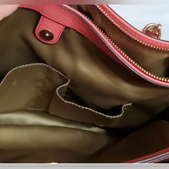 COACH Madison Christie CarryallCrossbody in Saffiano Leather. $598